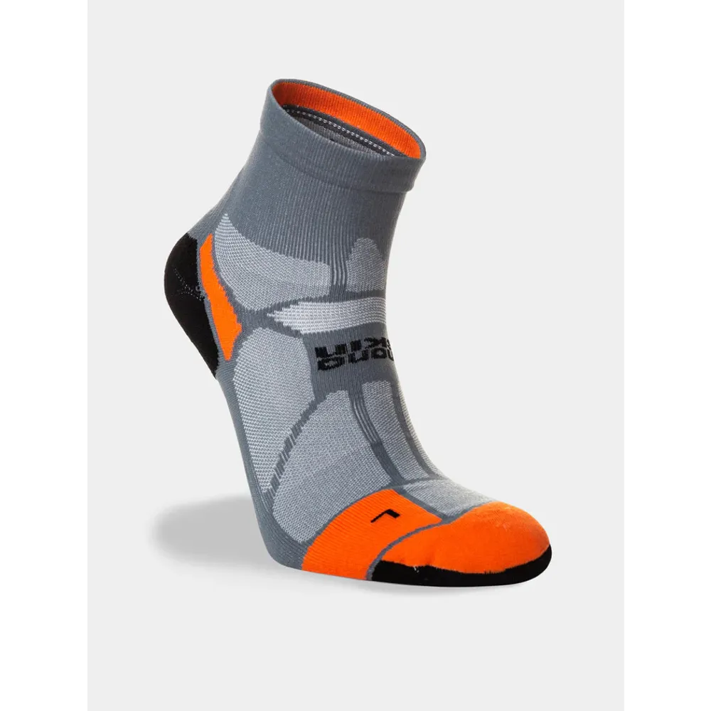 Hilly Marathon Fresh Anklet - Granite Orange