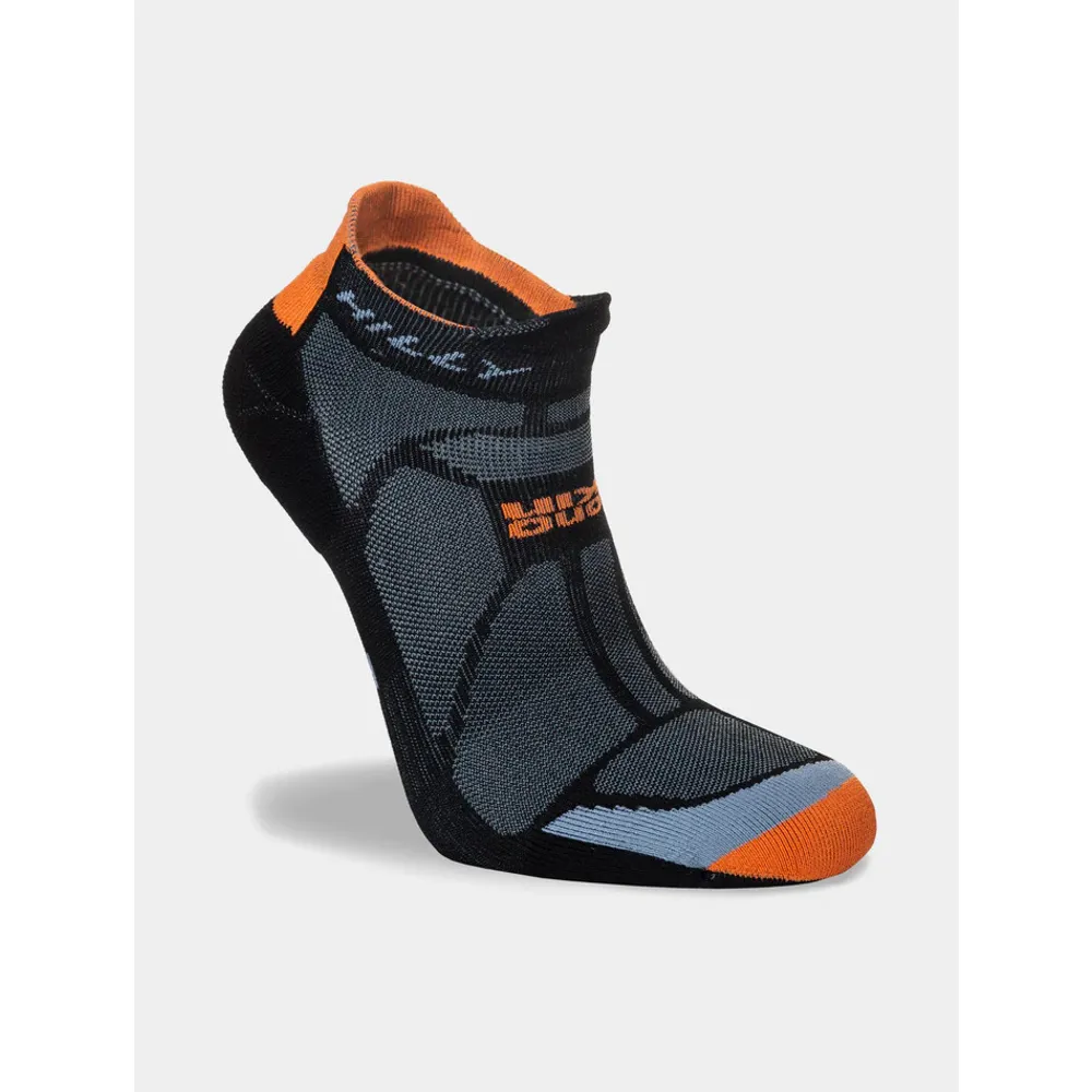 Hilly Marathon Fresh Socklet - Black Orange