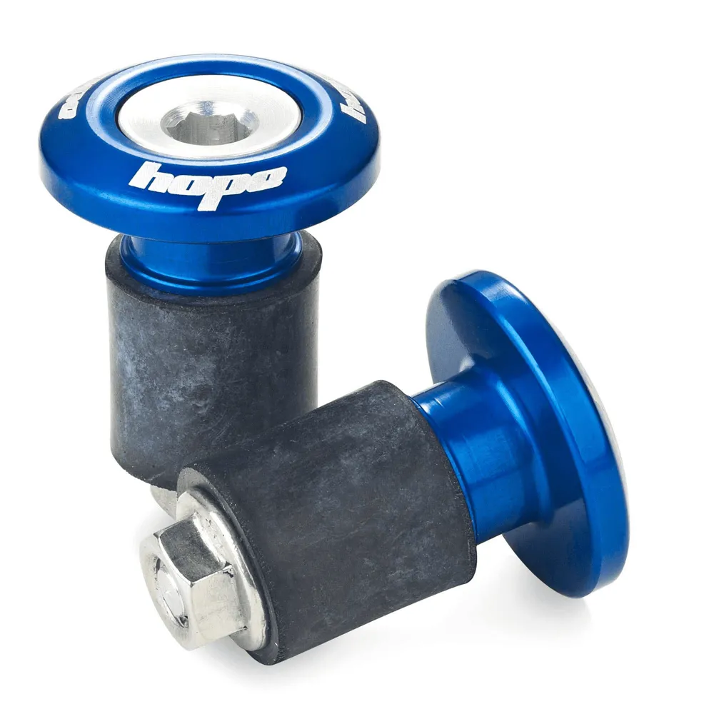 Hope Grip Doctor Bar End Plugs - Blue