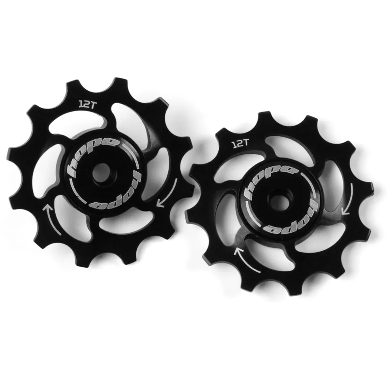 Hope 12 Tooth Jockey Wheels - Black