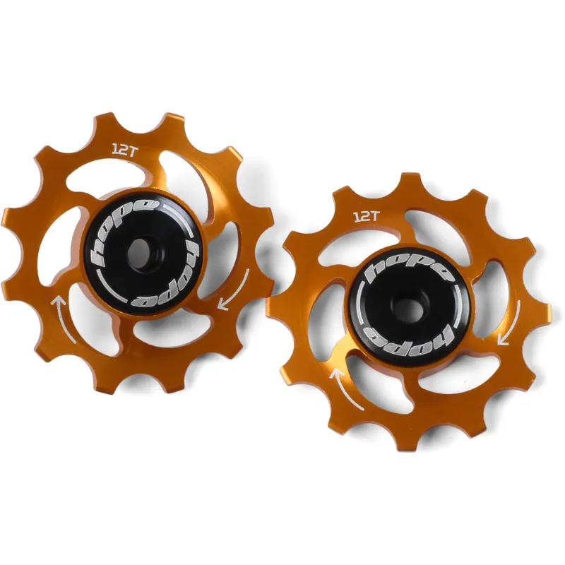 Hope 12 Tooth Jockey Wheels - Orange