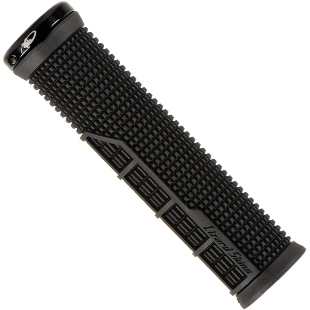 Lizard Skins Single-Sided Lock-On Machine Handlebar Grips - Jet Black