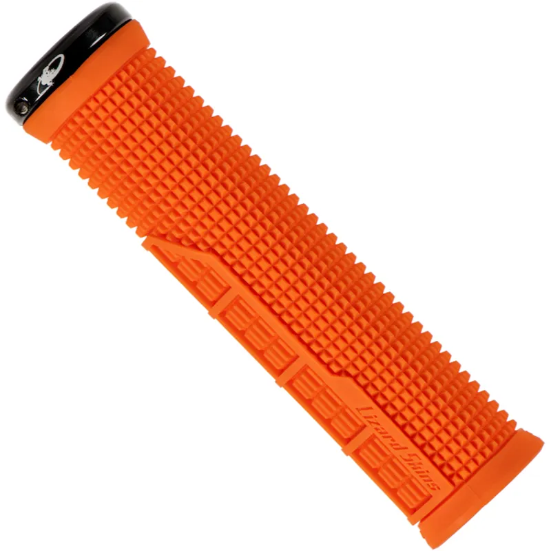 Lizard Skins Single-Sided Lock-On Machine Handlebar Grips - Orange