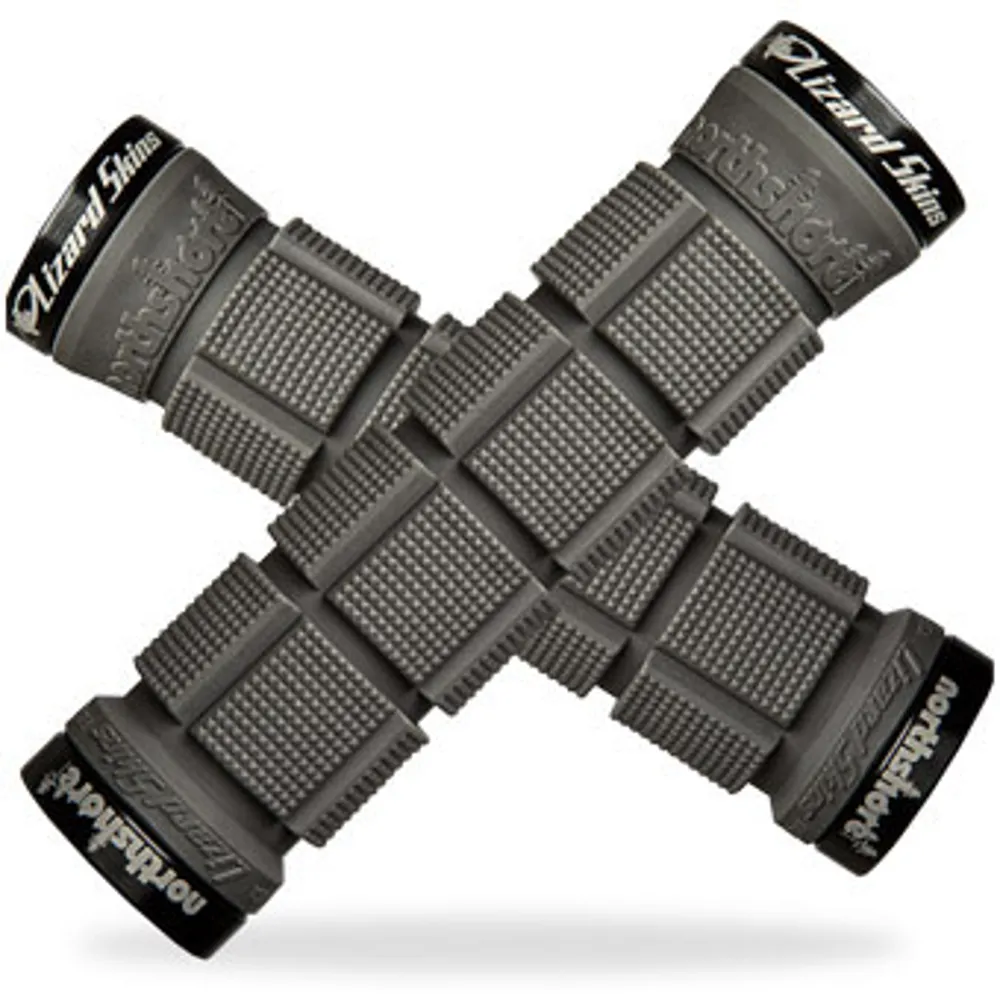 Lizard Skins Northshore Lock-On Grips - Graphite Black