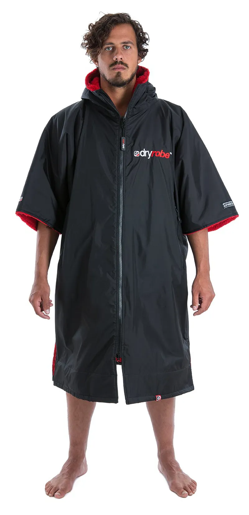 DryRobe Advance Short Sleeve - Black Red