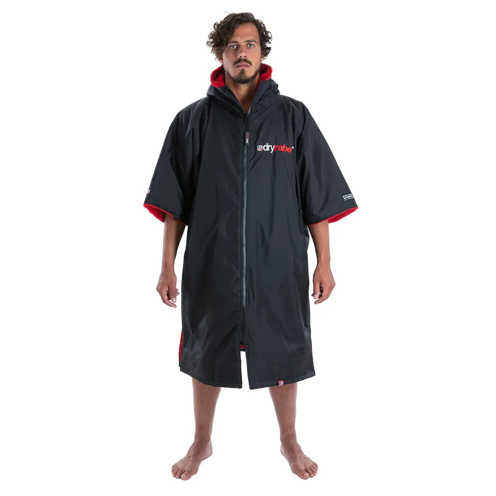 DryRobe Advance Short Sleeve - Black Red
