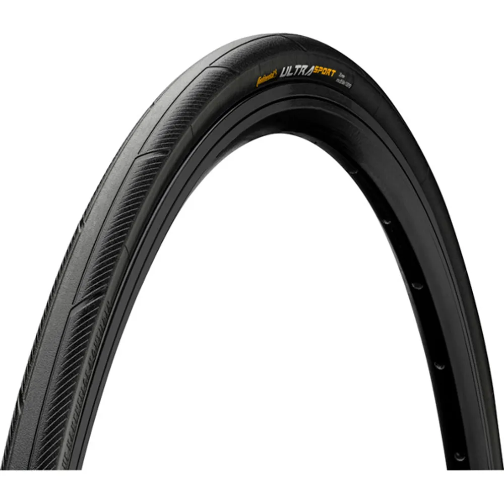 Continental Ultra Sport III 700x28 Folding Tyre - Black