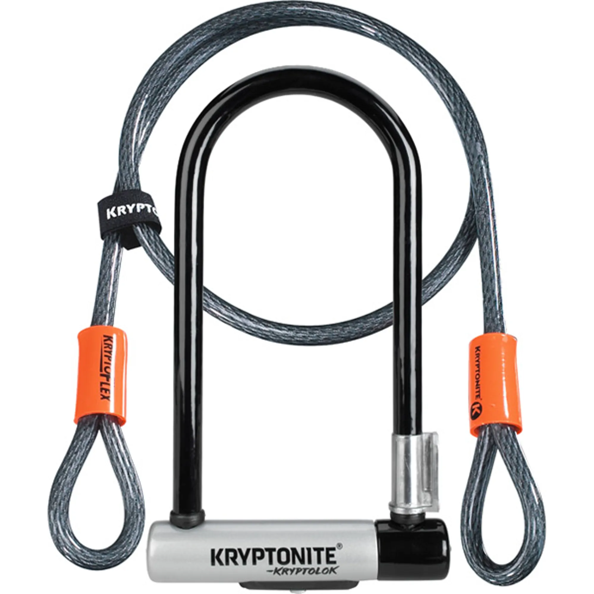 Kryptonite Kryptolok Standard Flex Twinpack Black Run Ride