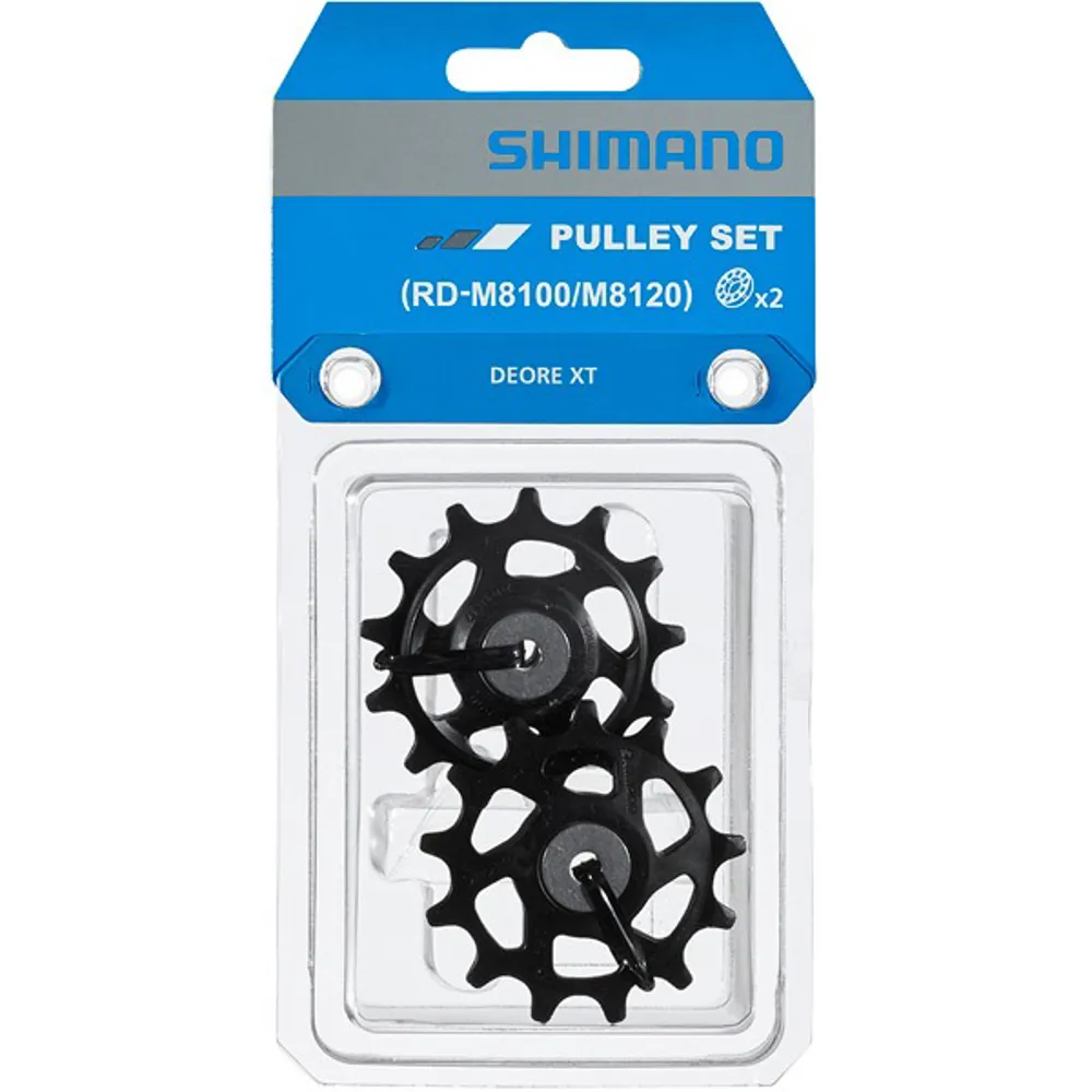 Shimano Deore XT RD-M8100-8120 Tension And Guide Pulley Set - Black