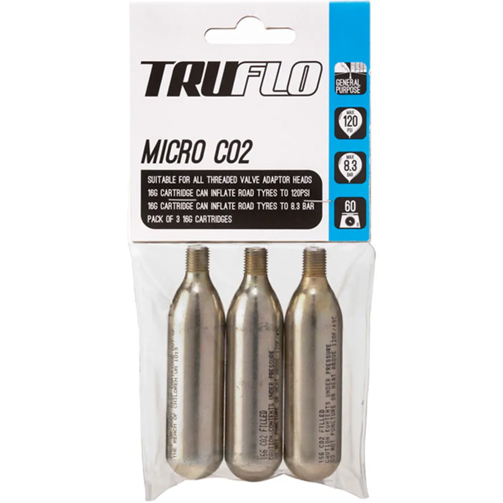 Pump Truflo CO2 Refill 5 Pack - Silver