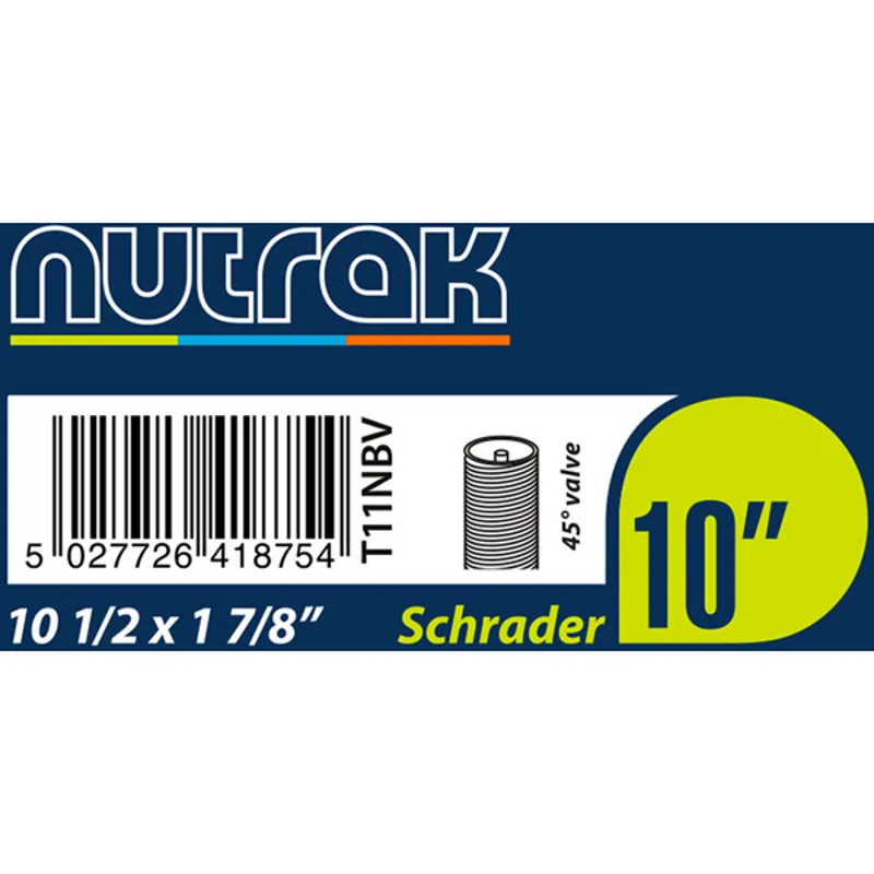Nutrak 10 1/2 X 1 7/8 Inch junior inner tube