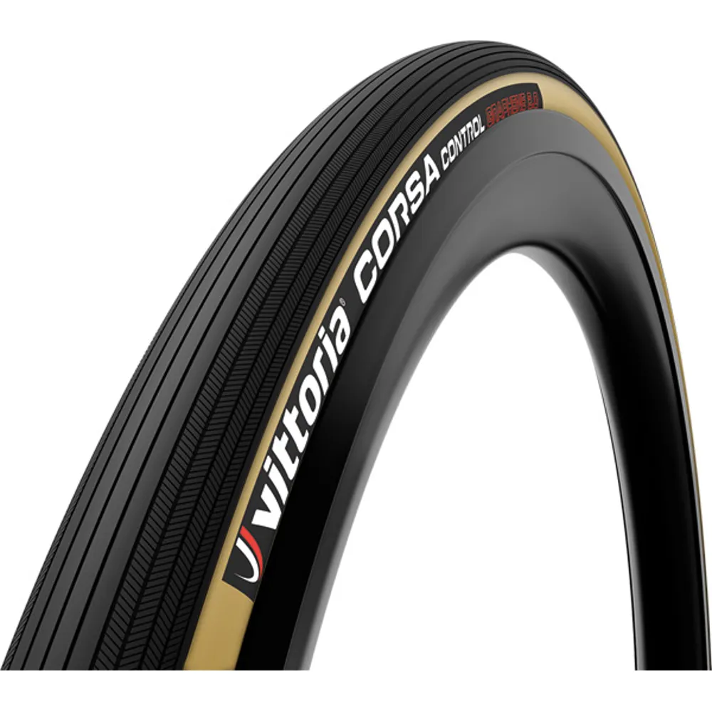 Vittoria Corsa Control 700x25c Folding Graphene 2.0 Tyre - Black Tan