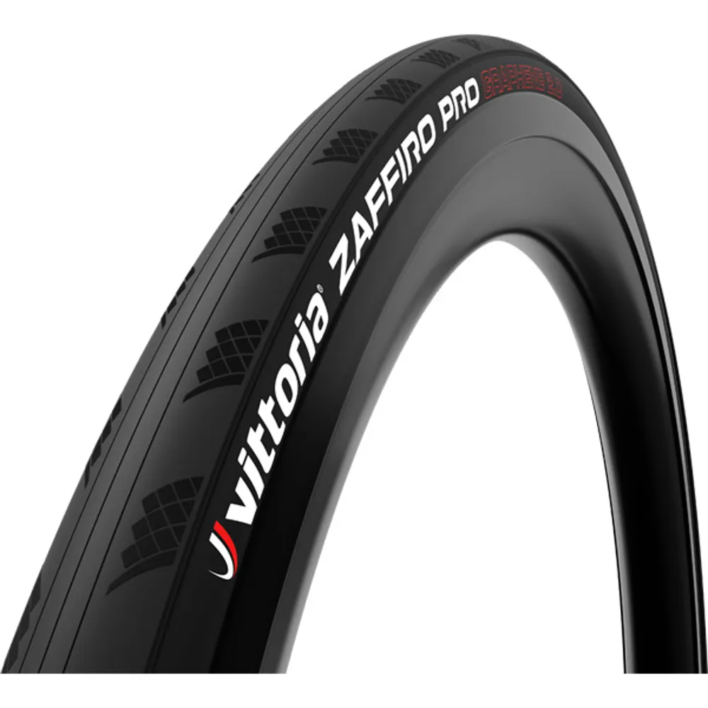 Vittoria Zaffiro Pro V 700x25c Graphene 2.0 Folding Road Tyre - Full Black
