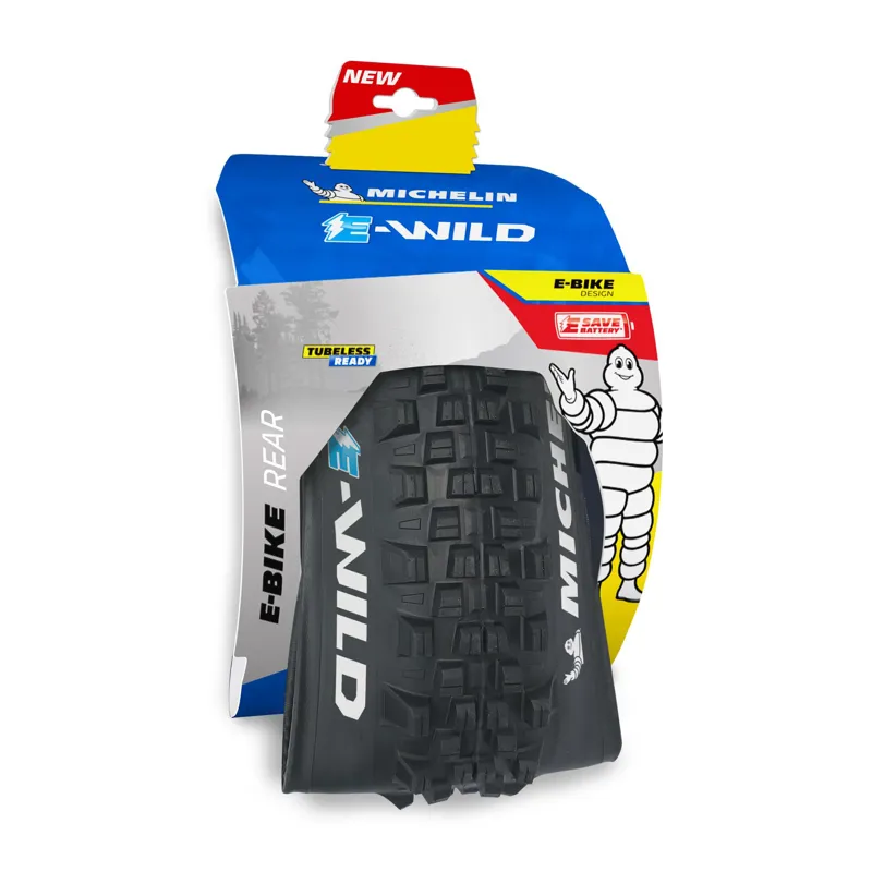 Michelin E-Wild Tubeless Ready E-Bike Tyre - Front/Rear-3