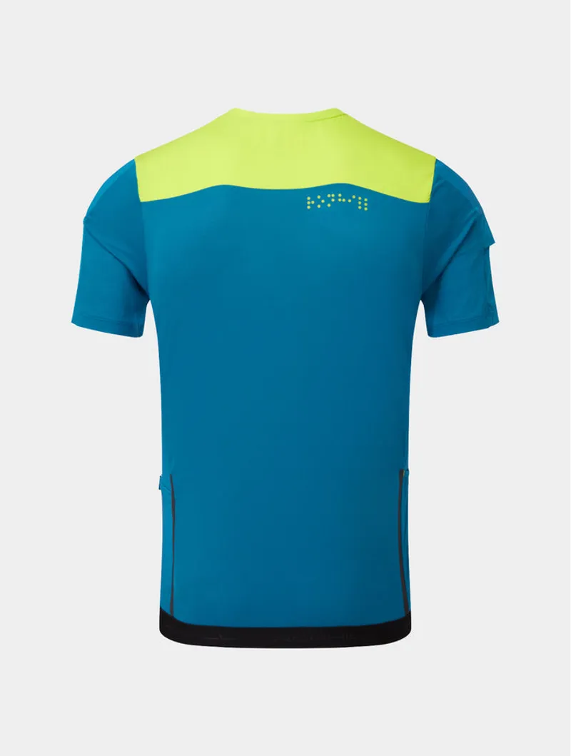 Ronhill Mens Tech Ultra Half Zip Tee - Prussian Blue-1