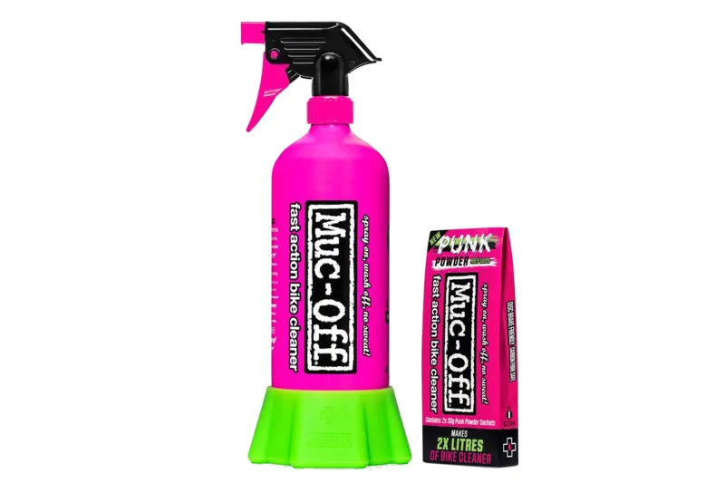Muc-Off Punk Powder Bike Cleaner - 4 Pack and Bottle for Life Bundle-1