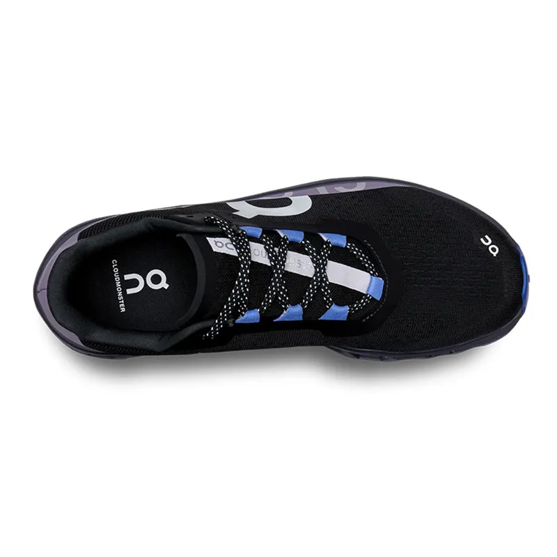 On Cloudmonster Womens Road Running Shoes - Magnet Shark-2