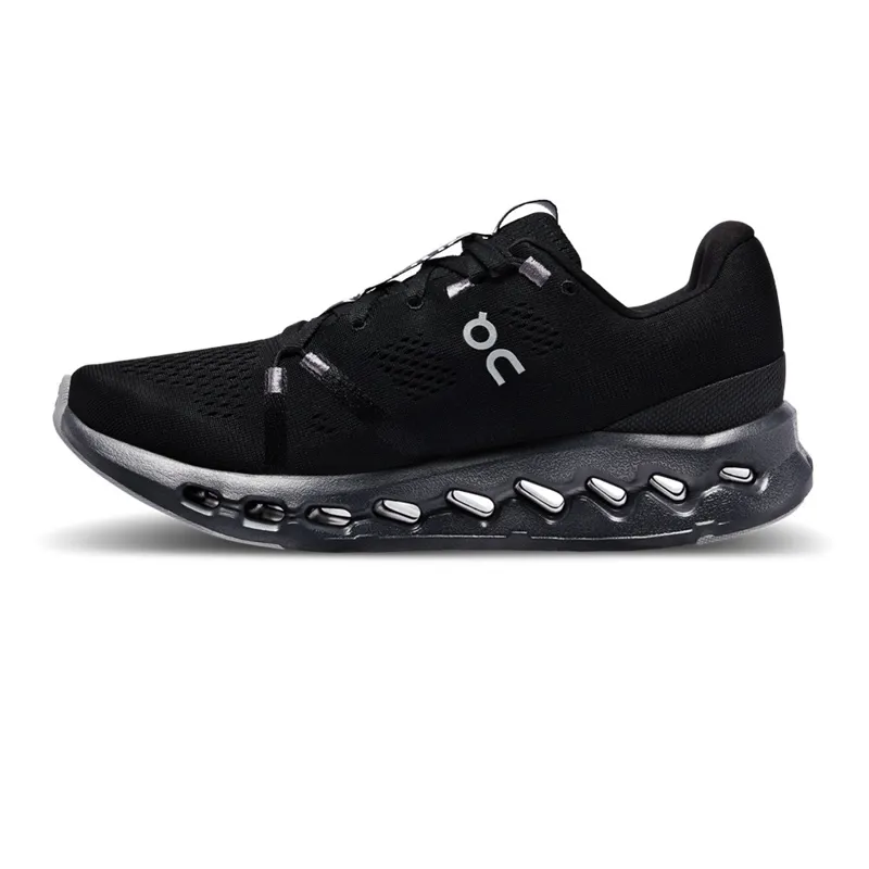 On Cloudsurfer Womens Road Running Shoes - All Black-3