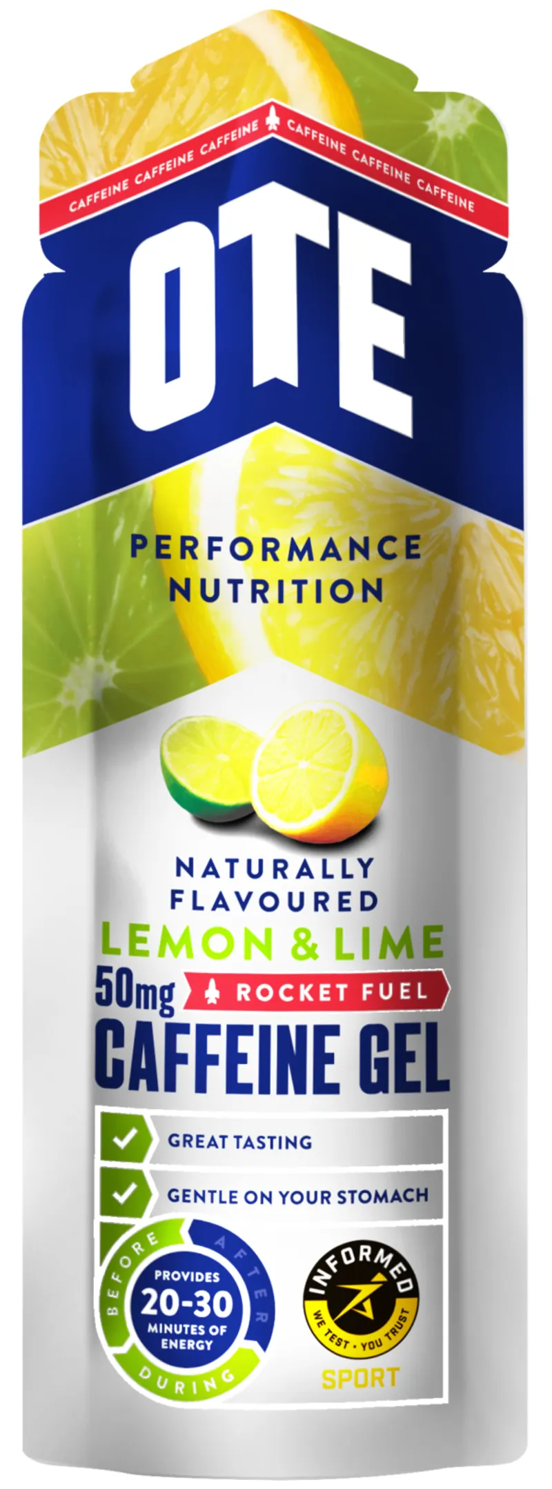 OTE Caffeine Gel - Lemon and Lime 