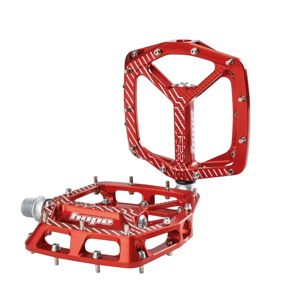 Hope F22 Flat MTB Pedals - Red