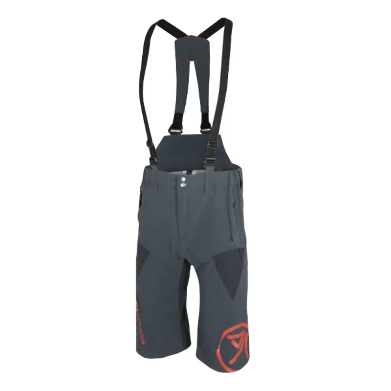 Polaris Discovery Zoned MTB Shorts - Grey Orange - S