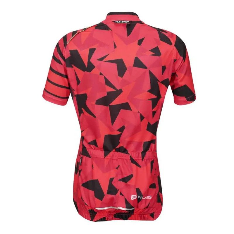 Polaris Stars and Stripes Kids Cycle Jersey - Red-1