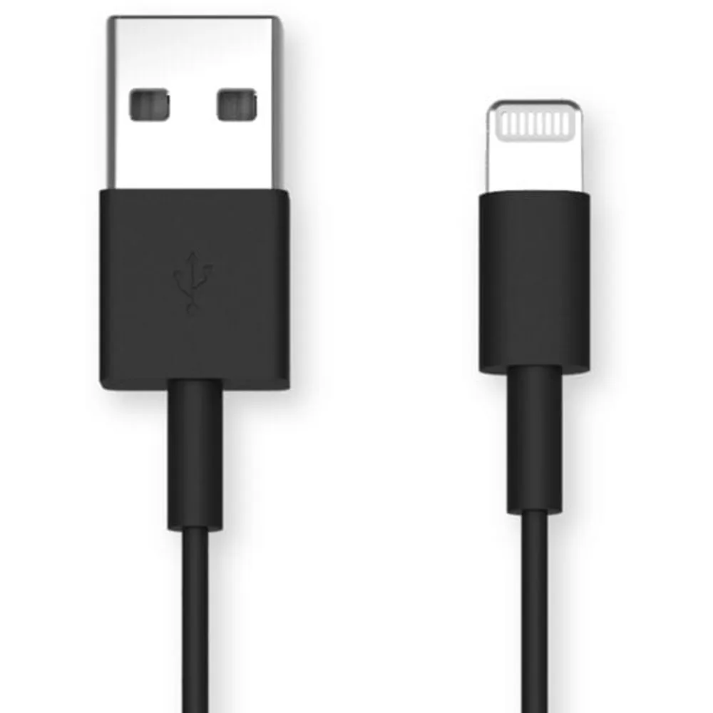 Quad Lock USB-A to Lightening 20cm Cable in Black