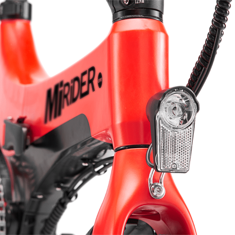 MiRider One Electric Folding eBike - Eclipse Red-1