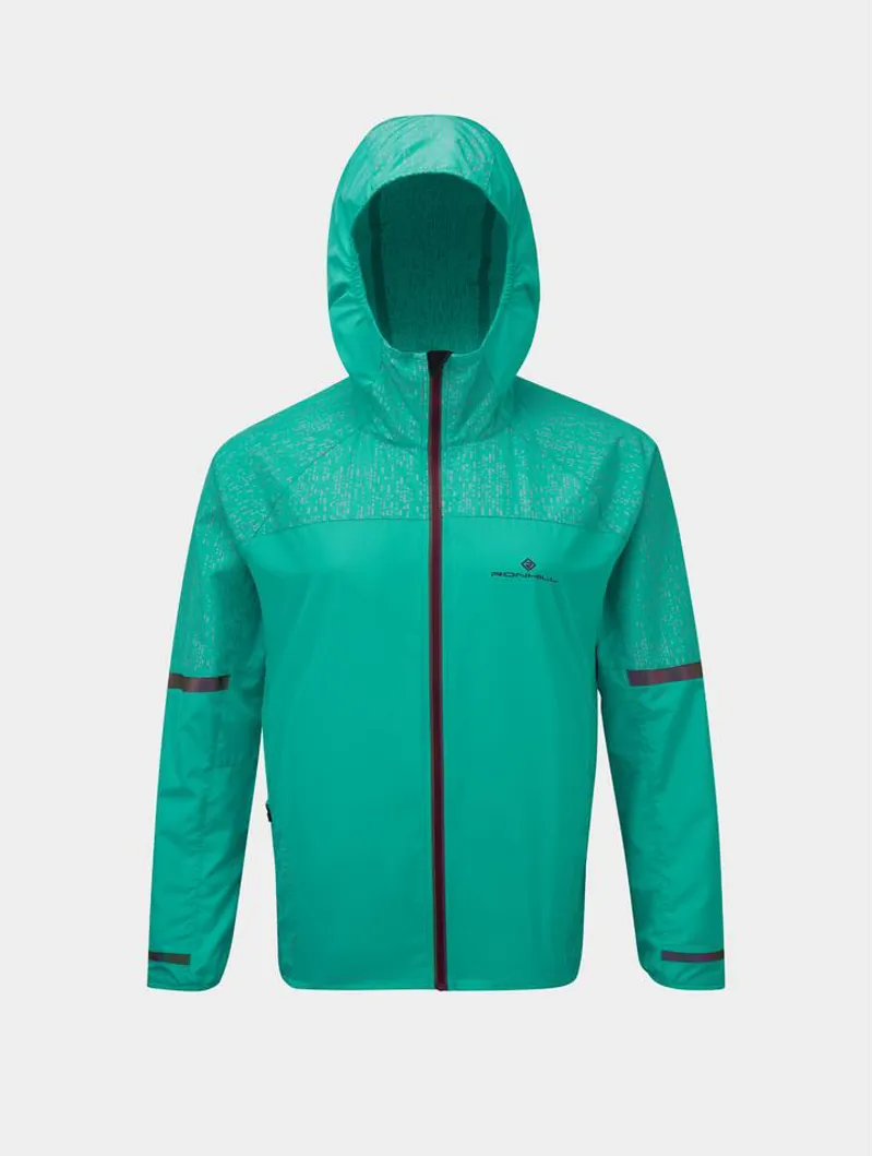 Ronhill Womens Life Nightrunner Jacket - Jade Grape Reflect