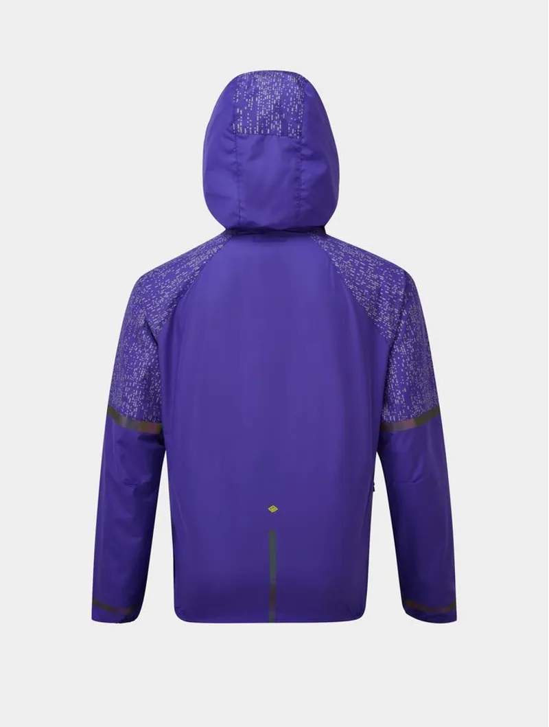 Ronhill Womens Life Nightrunner Jacket - Plum Citrus Reflect-1