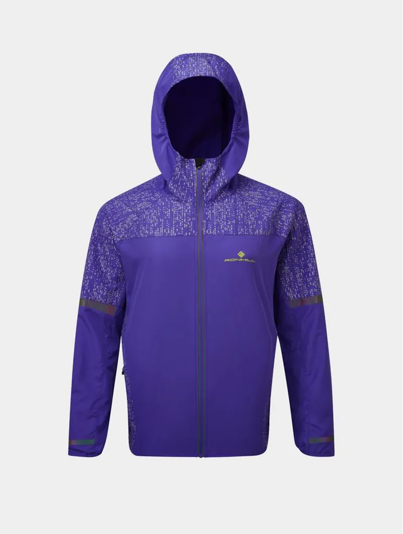Ronhill Womens Life Nightrunner Jacket - Plum Citrus Reflect