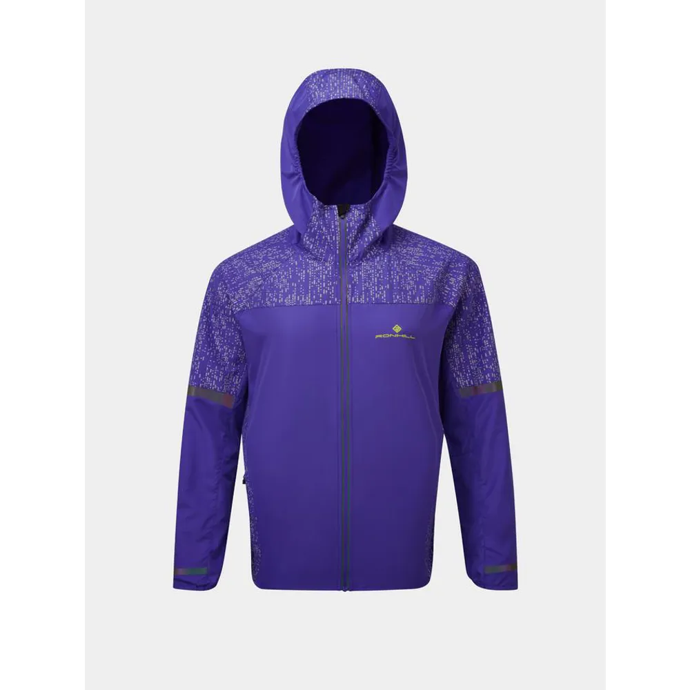 Ronhill Womens Life Nightrunner Jacket - Plum Citrus Reflect