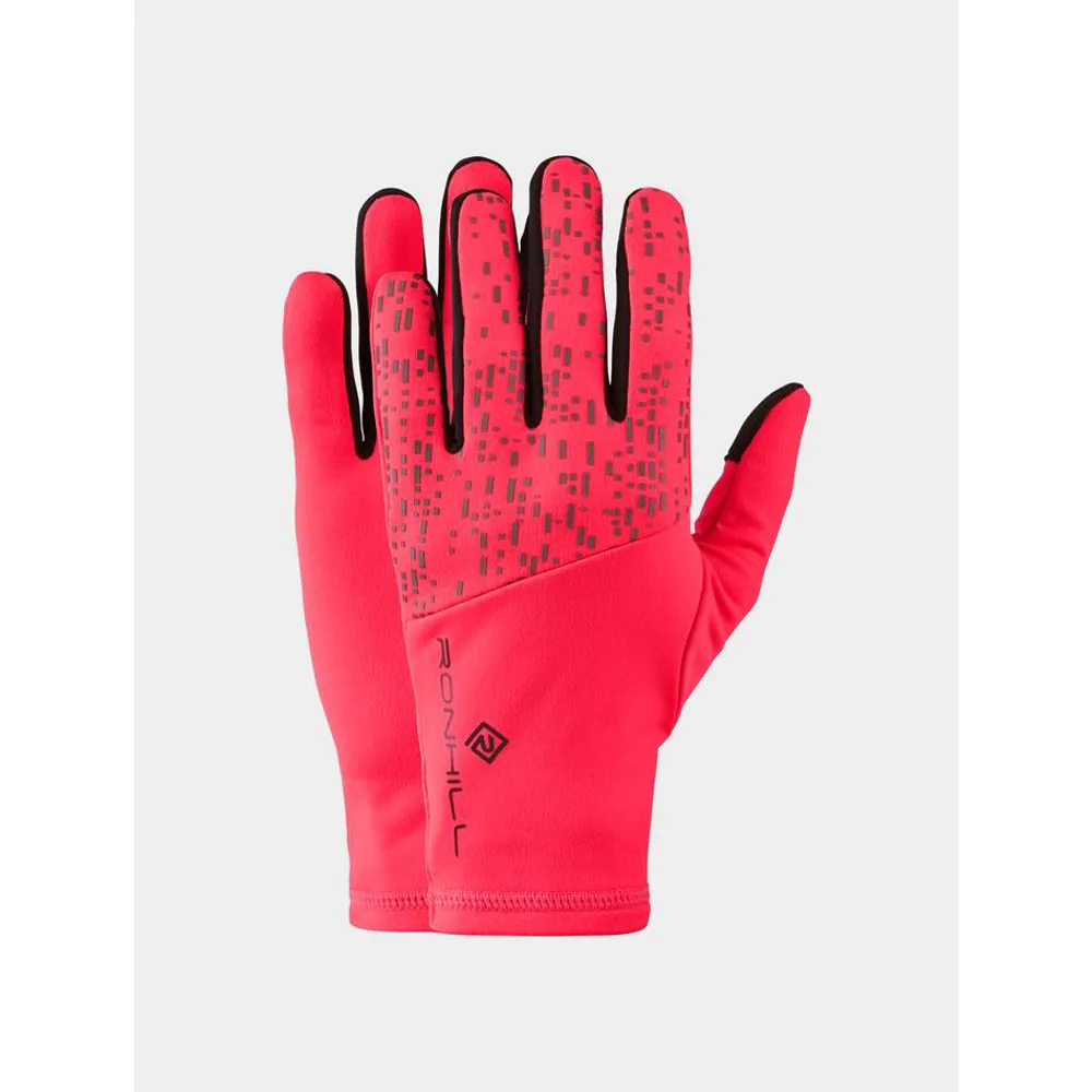 Ronhill Night Runner Glove - Hot Pink Reflect