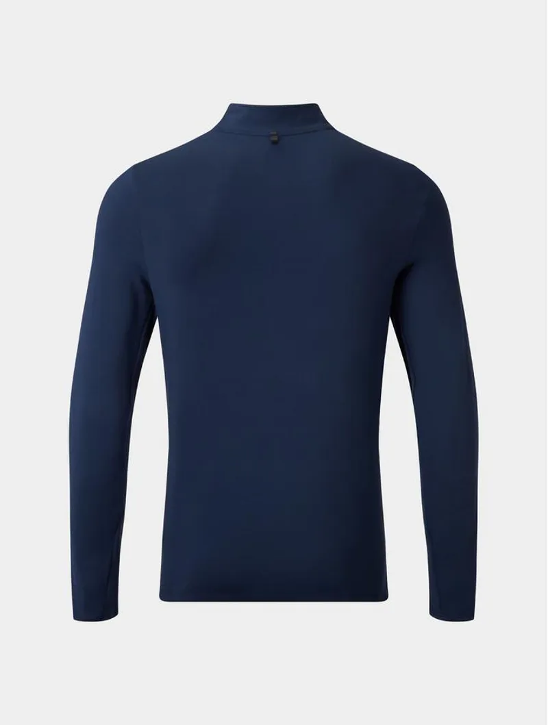 Ronhill Mens Tech Thermal Half Zip Tee - Navy Blue-1
