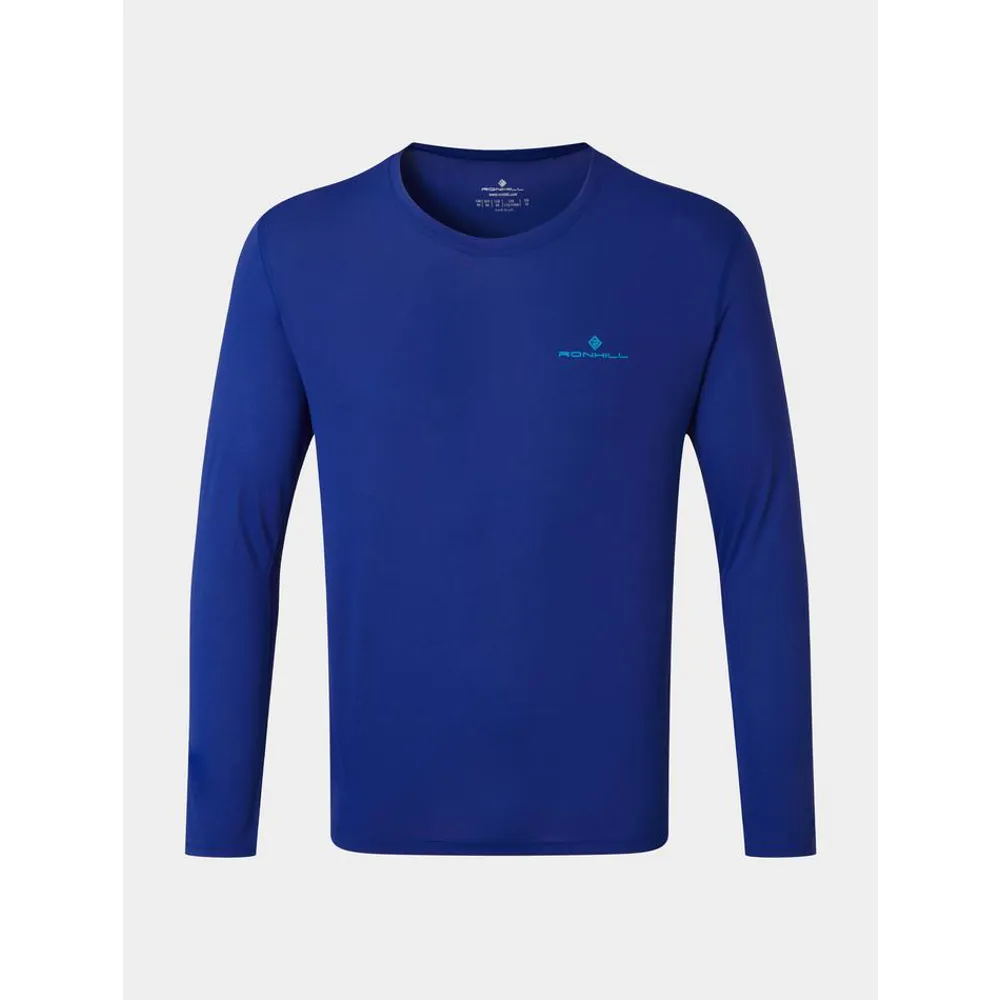 Ronhill Mens Core Long Sleeve Tee - Cobalt Honolulu
