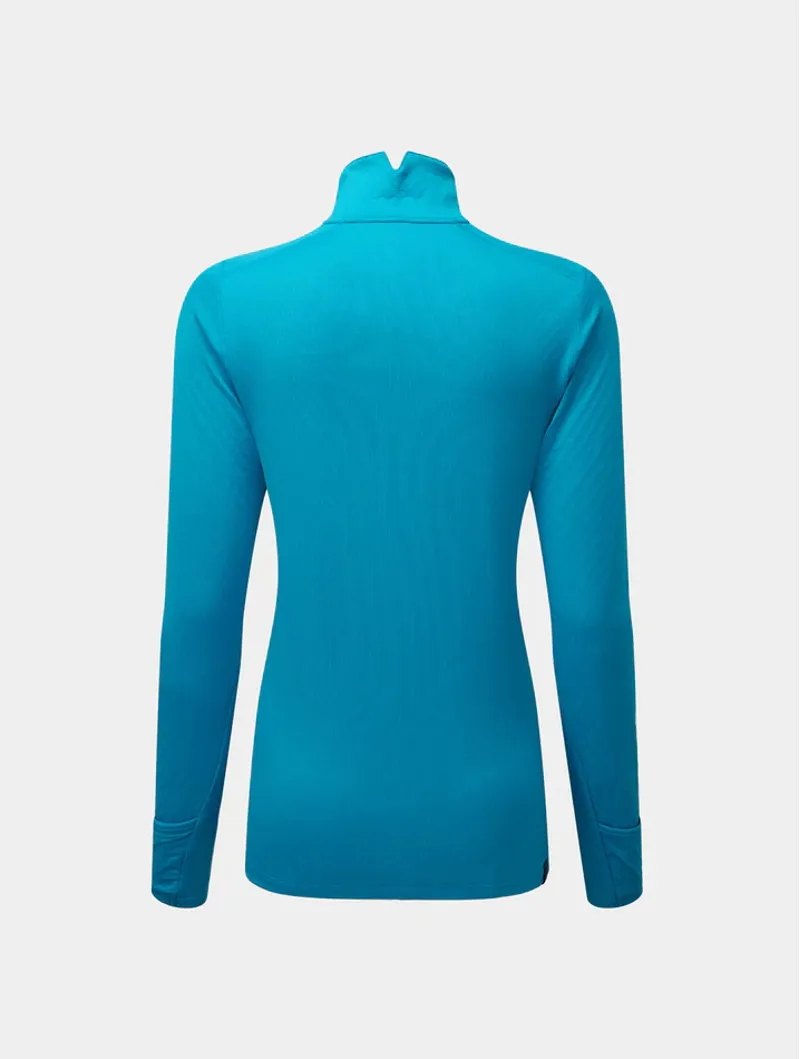 Ronhill Womens Tech Prism 1/2 Zip Tee - Kingfisher Grape-1