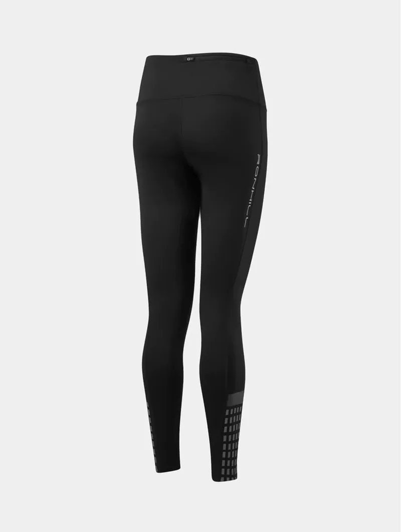 Ronhill Womens Tech Afterhours Tight - Black Charcoal Reflect-1