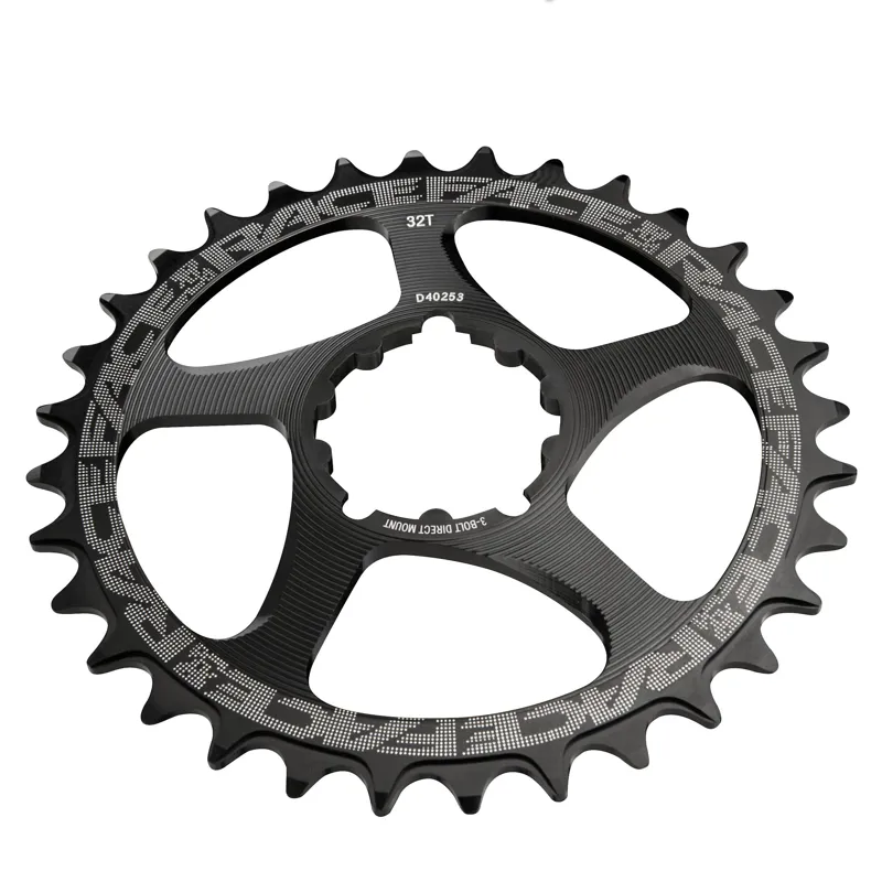 Race Face 3 Bolt Compatible Direct Mount Chainring - Black 