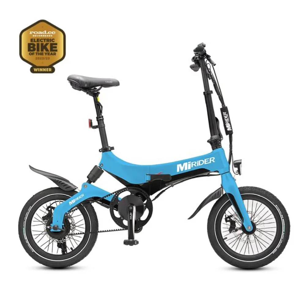 MiRider One GB3 Electric Folding eBike 7AH - Azure Blue