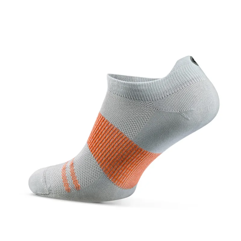 Rockay Agile Running Sock - Light Grey Papaya-1
