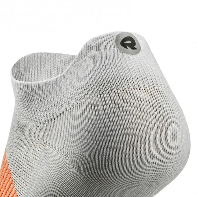 Rockay Agile Running Sock - Light Grey Papaya-2
