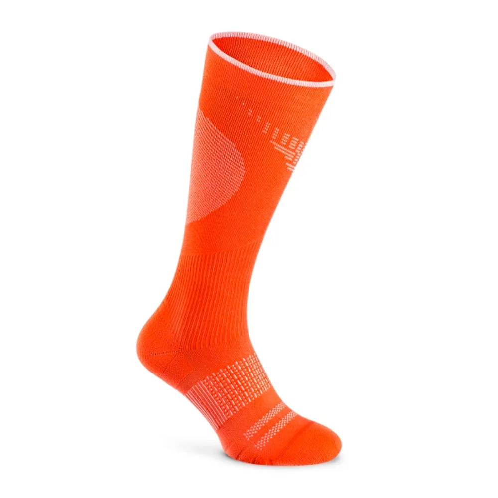 Rockay Vigor Compression Running Socks - Orange White