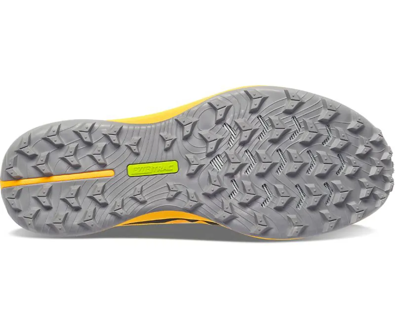 Saucony Peregrine 12 Trail Running Shoes - ViziGold ViziRed-3