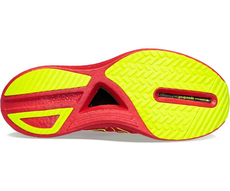 Saucony Endorphin Pro 3 Road Running Shoes - Red Poppy-3