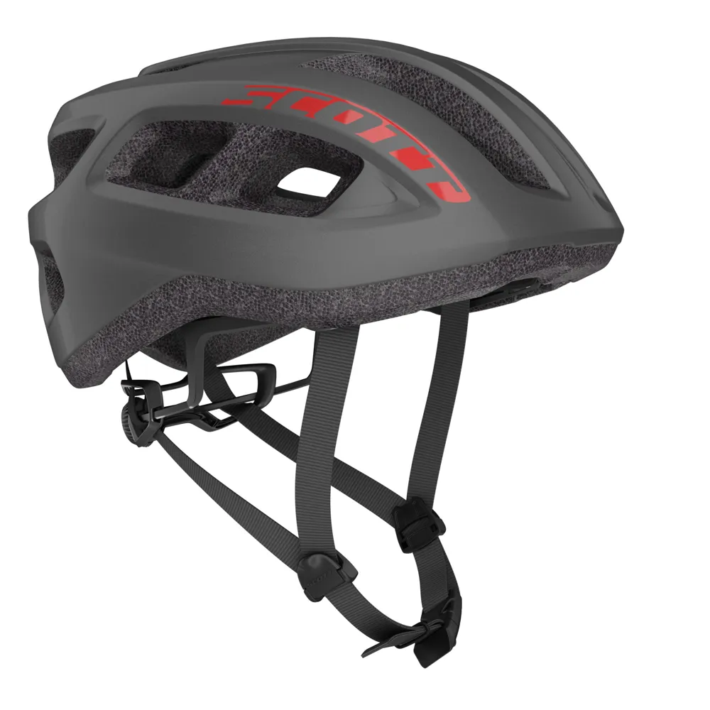 Scott Supra CE Road Helmet - Grey Red