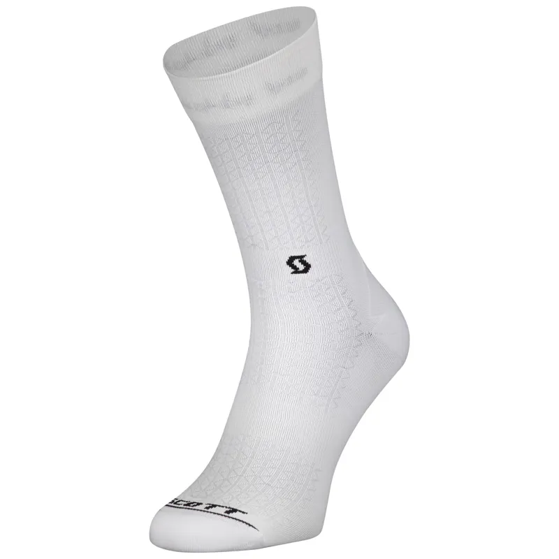 Scott Performance Crew Sock - White Black 