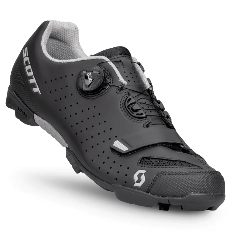 Scott MTB Comp BOA Shoe - Matt Black Silver 