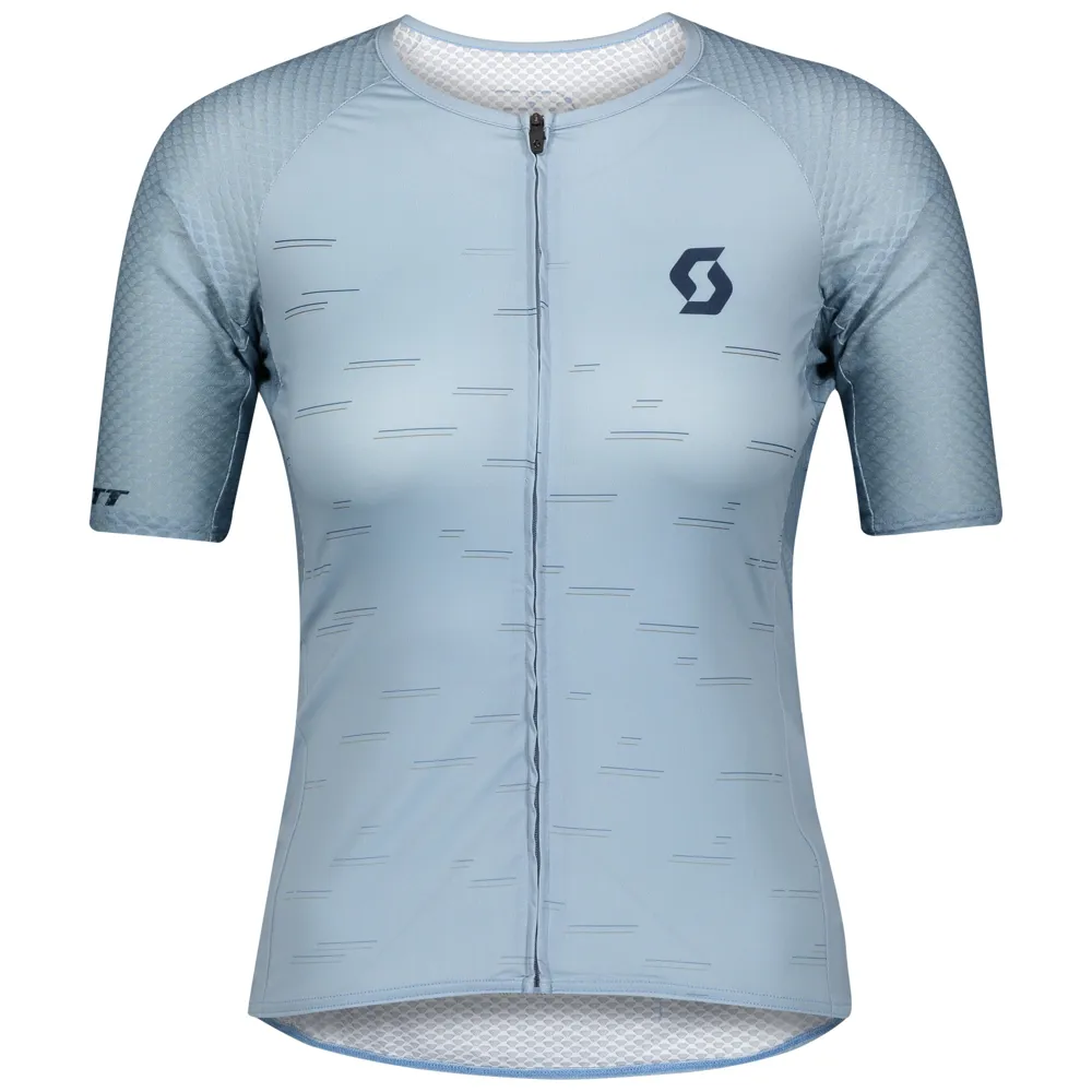 Scott RC Premium Climber Womens Short Sleeve Shirt - Blue