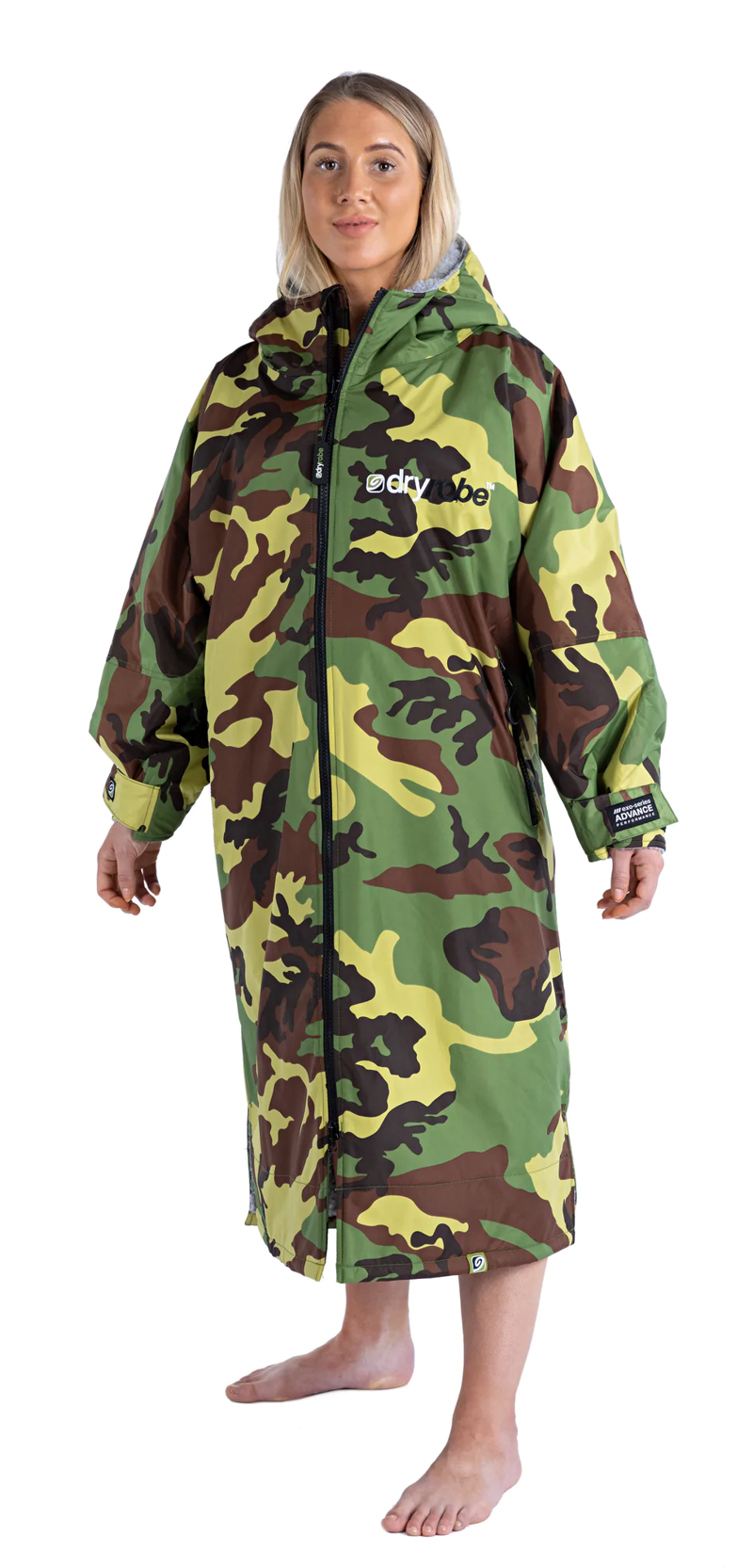 DryRobe Advance Long Sleeve - Camo Grey-5