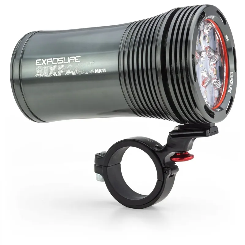 Exposure Lights Six Pack Mk11 5000L Front Light - Gun Metal Grey